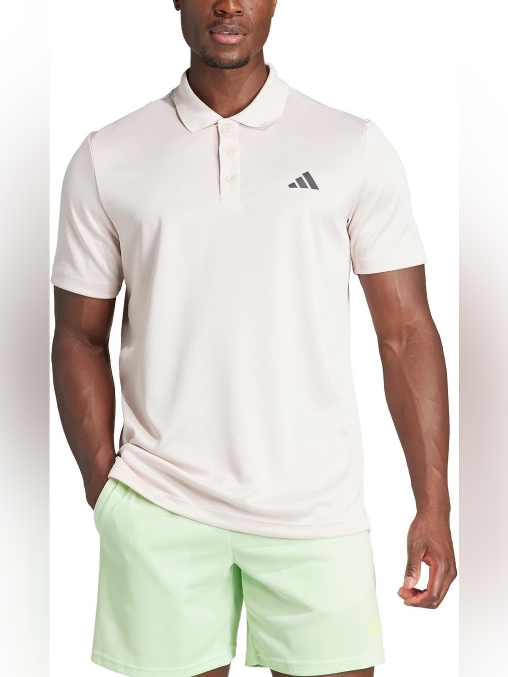 Adidas 2XL putty mauve polo shirt